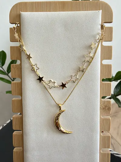 Shoker + Cadena estrellas y luna