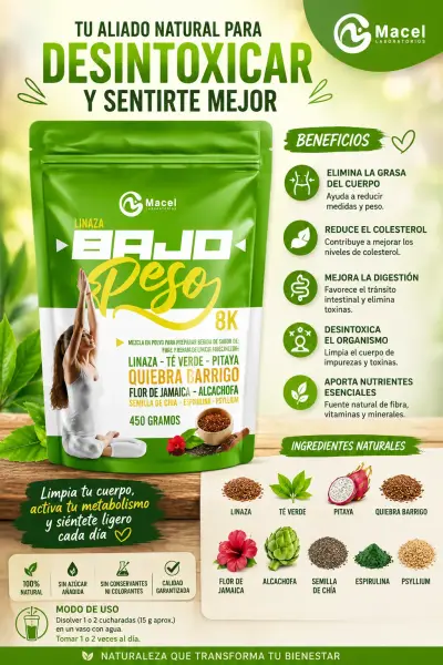 Linaza Bajo Peso 450gr