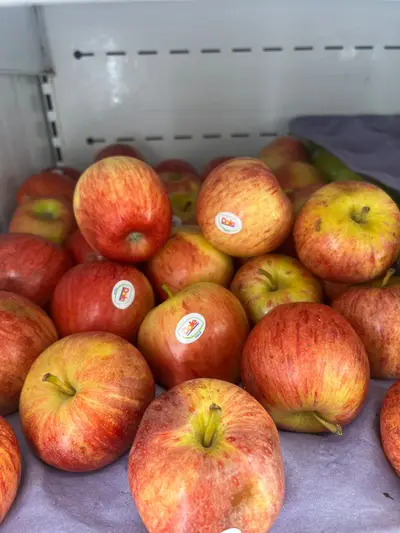 Manzana roja, und