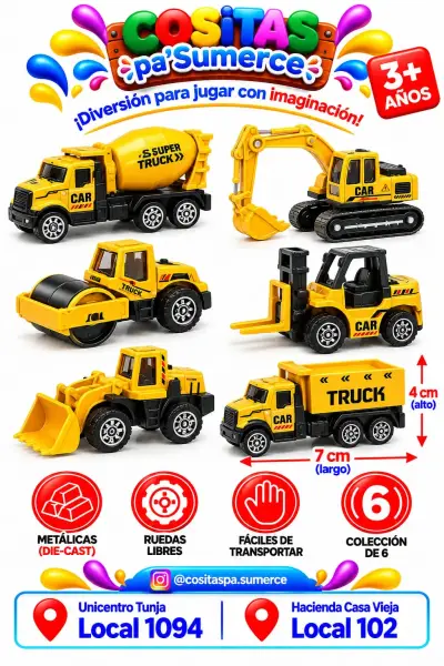 Set vehículos construcción