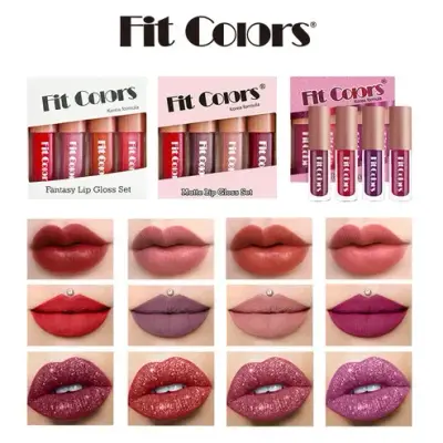 LABIAL LIQUIDO FIT COLORS SET*4 REF. LG03